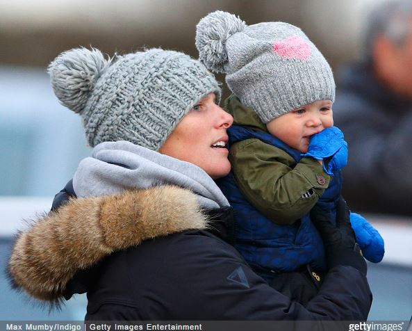 Zara Phillips Tindall and Mia Tindall, January 25, 2015 | Royal Hats