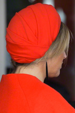 Queen Máxima, February 3, 2015 in Fabienne Delvigne | Royal Hats