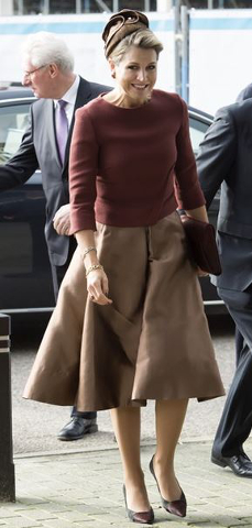 Queen Máxima, February 5, 2015 in Fabienne Delvigne | Royal Hats