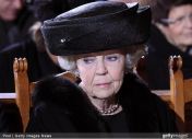 Princess Beatrix, February 11, 2015 in Suzanne Moulijn  | Royal Hats