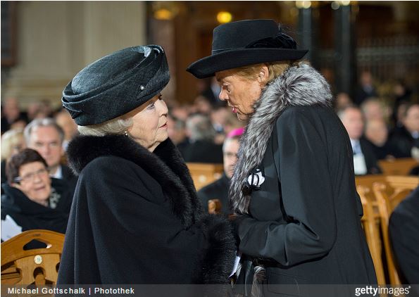 Princess Beatrix, February 11, 2015 in Suzanne Moulijn  | Royal Hats