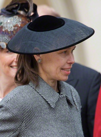 Lady Sarah Chatto, April 5, 2015 in Stephen Jones | Royal Hats