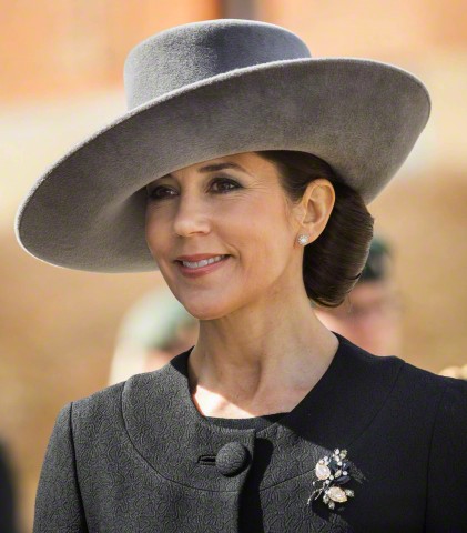 Crown Princess Mary, April 10, 2015 in Susanne Juul | Royal Hats