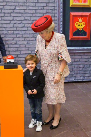 Princess Beatrix, April 21, 2015 in Suzanne Moulijn | Royal Hats