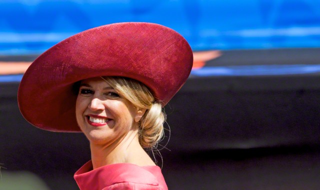 Queen Máxima, April 27 in Fabienne Delvgine | Royal Hats