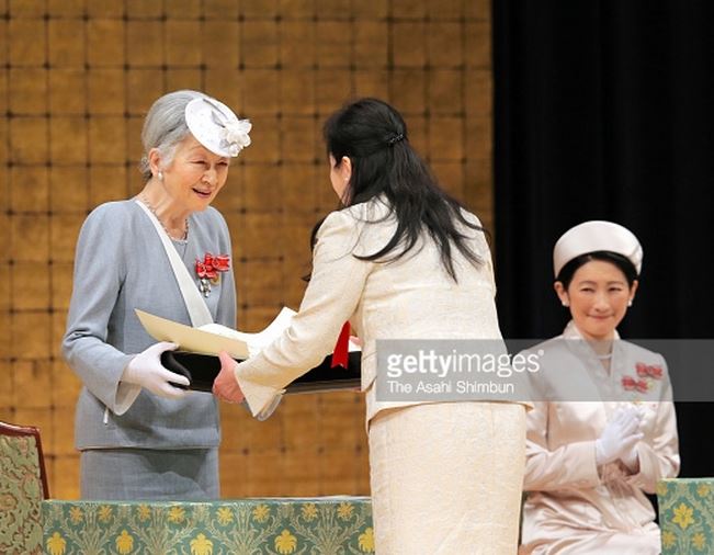 Empress Michiko, May 13, 2015 | Royal Hats