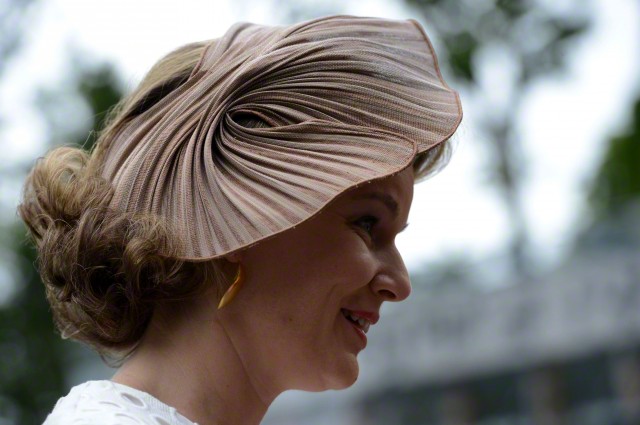 Queen Mathilde, June 2, 2015 in Fabienne Delvigne | Royal Hats