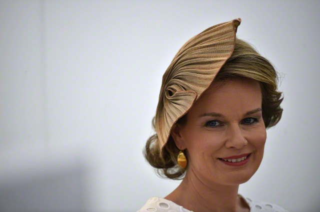 Queen Mathilde, June 2, 2015 in Fabienne Delvigne | Royal Hats