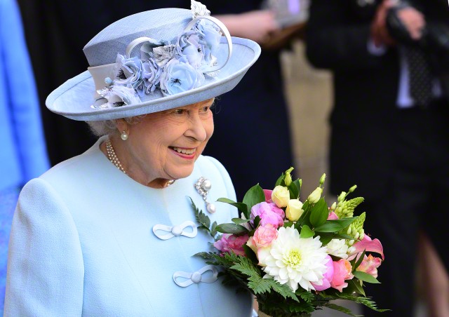 Queen Elizabeth, June 4, 2015 in Rachel Trevor Morgan | Royal Hats