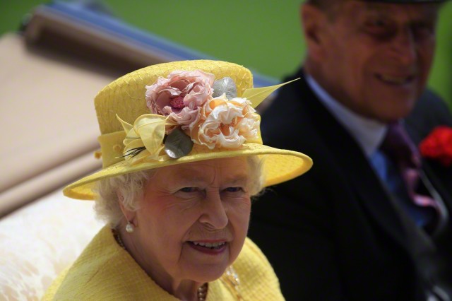 Queen Elizabeth, June 19, 2015 in Rachel Trevor Morgan