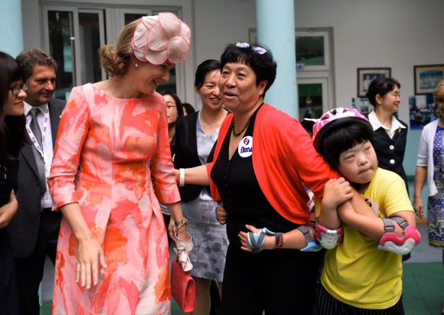 Queen Mathilde, June 26, 2015 in Fabienne Delvigne | Royal Hats