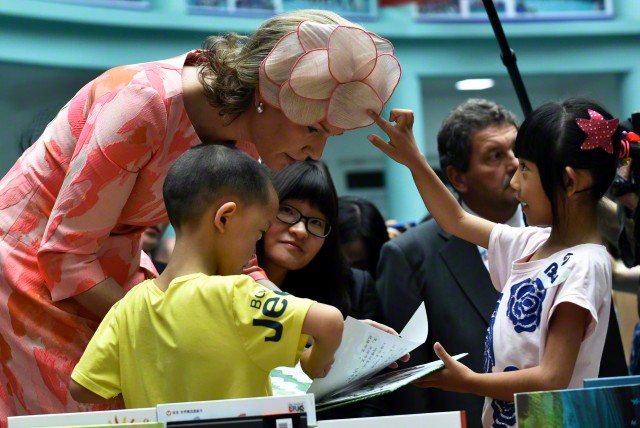 Queen Mathilde, June 26, 2015 in Fabienne Delvigne | Royal Hats