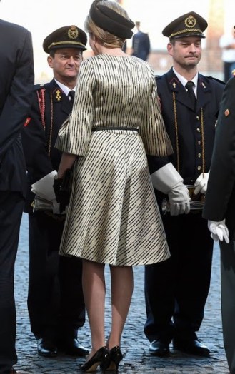 Queen Mathilde, July 9, 2015 in Fabienne Delvigne | Royal Hats