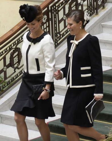 Princess Madeleine and Crown Princess Victoria, September 15, 2015 | Royal Hats