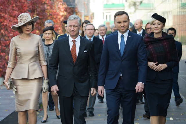 Queen Mathilde, October 15, 2015 in Fabienne Delvigne | Royal Hats