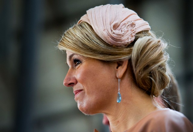 Queen Máxima, October 25, 2015 in Fabienne Delvigne | Royal Hats