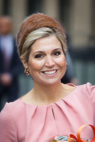 Queen Máxima, November 12, 2015 in Fabienne Delvigne | Royal Hats