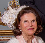Queen Silvia, May 17, 2015 in Philip Treacy | Royal Hats