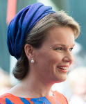 Queen Mathilde, May 20, 2015 in Fabienne Delvigne | Royal Hats