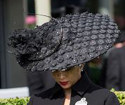 Princess Haya in Philip Treacy, June 16, 2015 | Royal Hats