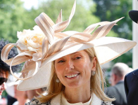 Princess Marie-Chantal, June 18, 2015 in Philip Treacy | Royal Hats