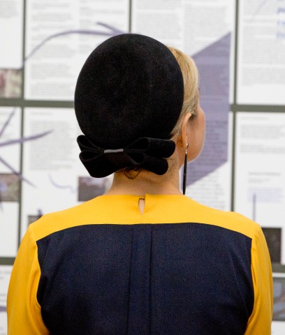 Queen Máxima, December 17, 2015 in Fabienne Delvigne | Royal Hats