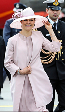 Crown Princess Victoria, May 31, 2015 in Philip Treacy | Royal Hats