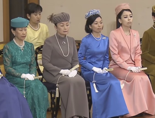 Princess Hanako, Princess Nobuko, Princess Akiko and Princess Yoko, January 12, 2016 | Royal Hats