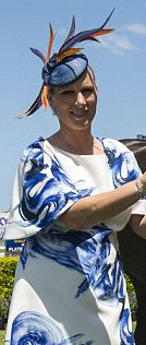 Zara Phillips Tindall, January 8, 2016 in Suzy O'Rourke Millinery | Royal Hats