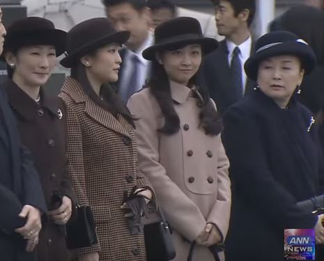 Princess Kiko, Princess Mako, Princess Kako and Princess Nobuko, January 30, 2016 | Royal Hats