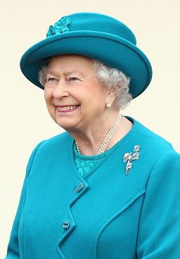 Queen Elizabeth, February 4, 2016 in Rachel Trevor Morgan | Royal Hats