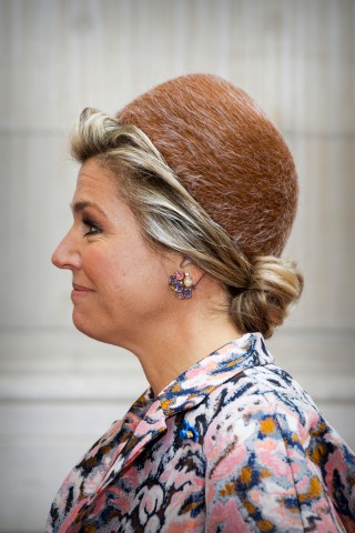 Queen Máxima, March 11, 2016 in Fabienne Delvigne | Royal Hats