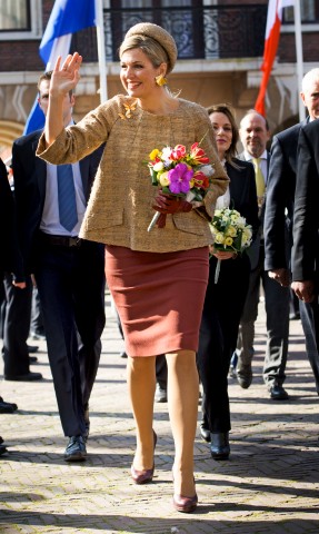 Queen Máxima, March 14, 2016 in Fabienne Delvigne | Royal Hats