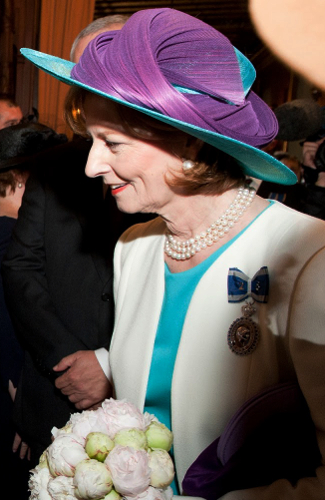 Crown Princess Margareta, May 10, 2016 in Kristina Dragomir | Royal Hats