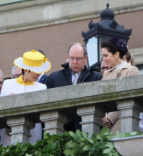 Princess Hisako and Crown Princess Mary, April 30, 2016 Photo taken by Sofia Svanholm | Royal Hats