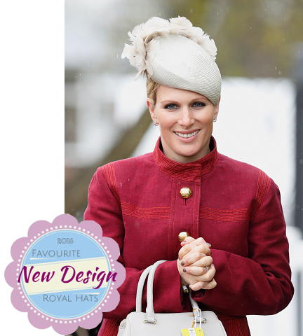 Zara Phillips Tindall, April 9, 2016 in Rosie Olivia | Royal Hats