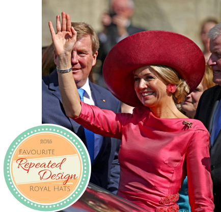 Queen Máxima, April 13, 2016 in Fabienne Delvigne | Royal Hats