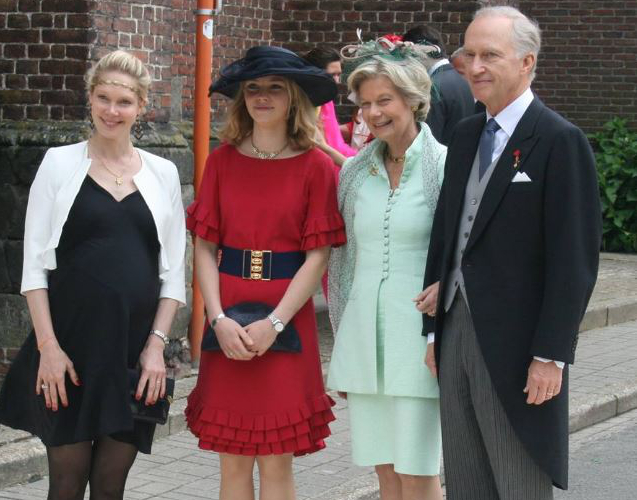 Countess Marie-Christine de Limburg-Stirum, Archduchess Gabriella and Archduchess Marie Astrid, June 18, 2016 | Royal Hats