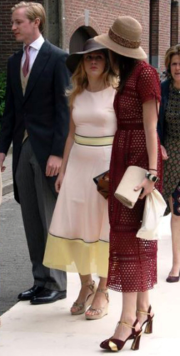 Princess Marie-Gabrielle of Nassau and Princess Marie-Astrid of Liechtenstein, June 18, 2016 | Royal Hats