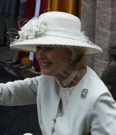 Princess Alexandra, June 25, 2016 in Rachel Trevor Morgan | Royal Hats