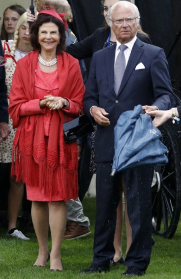Queen Silvia, July 12, 2016 in Philip Treacy | Royal Hats