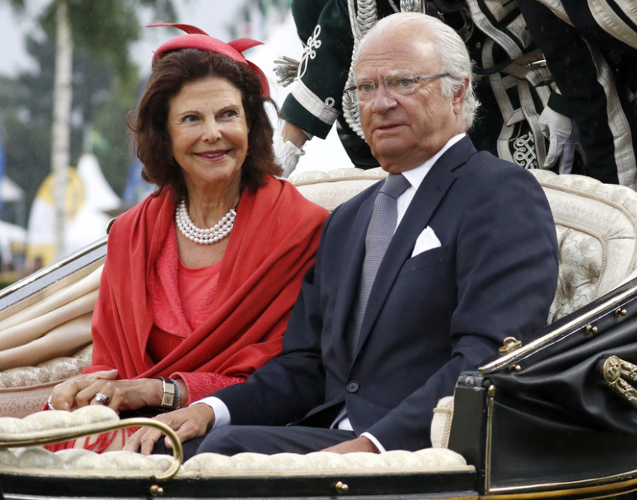 Queen Silvia, July 12, 2016 in Philip Treacy | Royal Hats