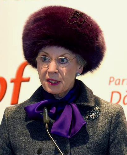 Princess Benedikte, Feb 1, 2017 | Royal Hats