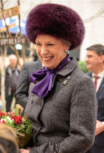 Princess Benedikte, Feb 1, 2017 | Royal Hats
