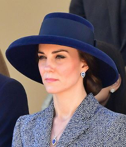 Duchess of Cambridge, Mar 10, 2017 in Silvia Fletcher for Lock & Co. | Royal Hats