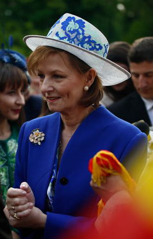Crown Princess Margareta, May 10, 2017 in Kristina Dragomir | Royal Hats