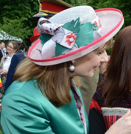 Princess Maria, May 10, 2017 in Kristina Dragomir | Royal Hats