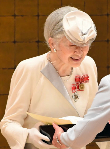 Empress Michiko, May 25, 2017 | Royal Hats