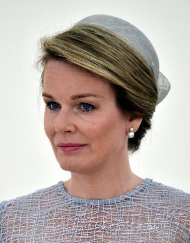Queen Mathilde, June 6, 2017 in Fabienne Delvigne | Royal Hats