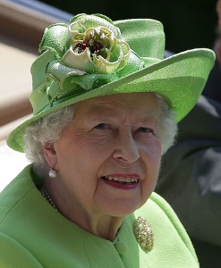 Queen Elizabeeth, June 20, 2017 in Rachel Trevor Morgan | Royal Hats